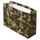 Grand Sac Cadeau Camouflage central (Dos Angle)