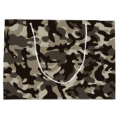 Grand Sac Cadeau Camouflage du quartier fermé (Dos)