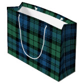 Grand Sac Cadeau Campbell Tartan, écossais (Dos Angle)