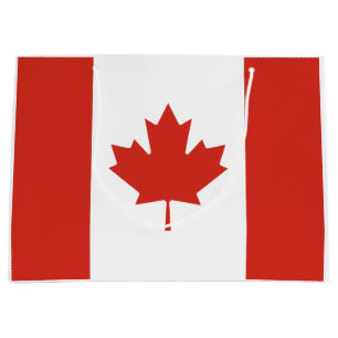 Grand Sac Cadeau Canadian Flag (Maple Leaf) (Canada)