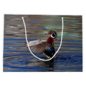 Grand Sac Cadeau Canard à bois (Dos)
