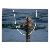 Grand Sac Cadeau Canard avec bec ouvert (Dos)