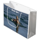 Grand Sac Cadeau Canard avec bec ouvert (Devant Angle)