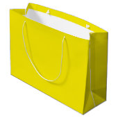 Grand Sac Cadeau Canari clair solide jaune (Dos Angle)