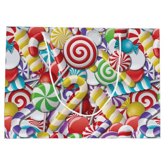 Grand Sac Cadeau Candyland (Dos)
