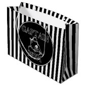 Grand Sac Cadeau Capitaine (Dos Angle)