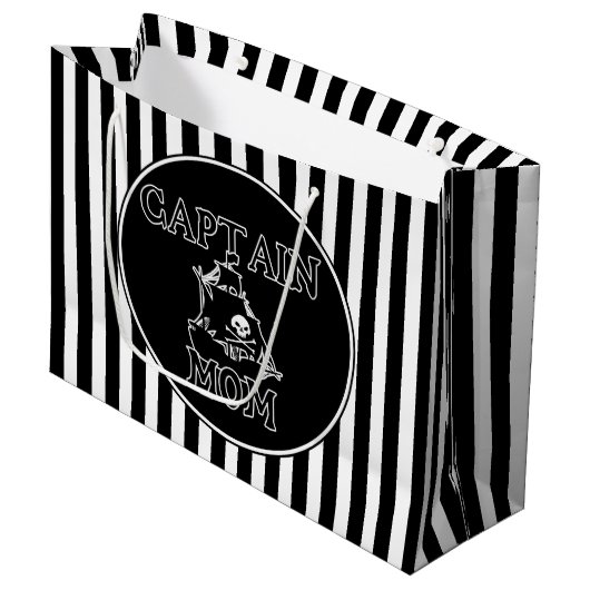 Grand Sac Cadeau Capitaine (Devant Angle)