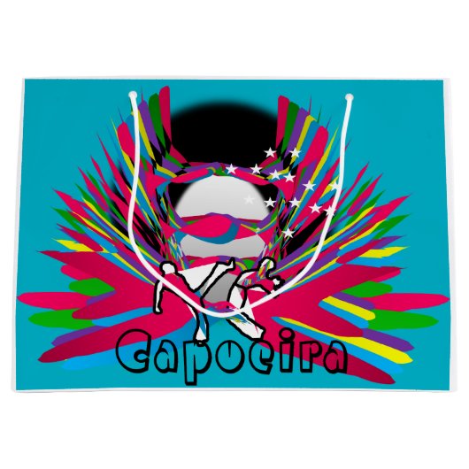 Grand Sac Cadeau capoeira (Devant)