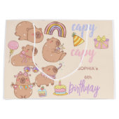 Grand Sac Cadeau Capy capy birthday (Devant)