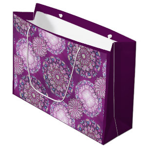 Grand Sac Cadeau Cardinal Red Rosace