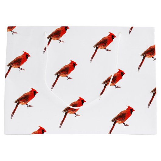 Grand Sac Cadeau Cardinal(s) (Devant)