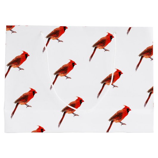 Grand Sac Cadeau Cardinal(s) (Dos)