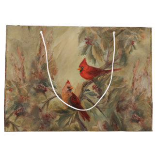 Grand Sac Cadeau Cardinaux de Vacances