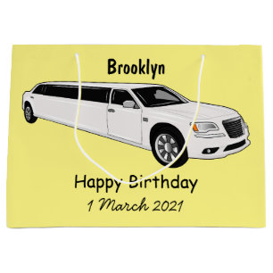 Grand Sac Cadeau Caricature limousine