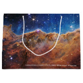 Grand Sac Cadeau Carina Nebula Falaises cosmiques James Webb Hi-Res (Devant)