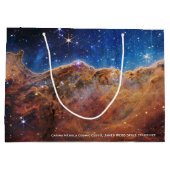 Grand Sac Cadeau Carina Nebula Falaises cosmiques James Webb Hi-Res (Dos)