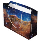 Grand Sac Cadeau Carina Nebula Falaises cosmiques James Webb Hi-Res (Dos Angle)
