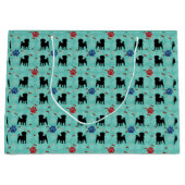 Grand Sac Cadeau Carlin d'ombre (Devant)