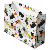 Grand Sac Cadeau Carlin Halloween (Devant Angle)