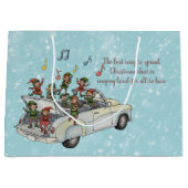 Grand Sac Cadeau Carload of Singing Elves (Devant)