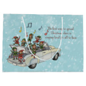 Grand Sac Cadeau Carload of Singing Elves (Dos)
