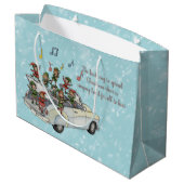Grand Sac Cadeau Carload of Singing Elves (Dos Angle)