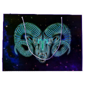Grand Sac Cadeau carré cadeau zodiac ram (Dos)