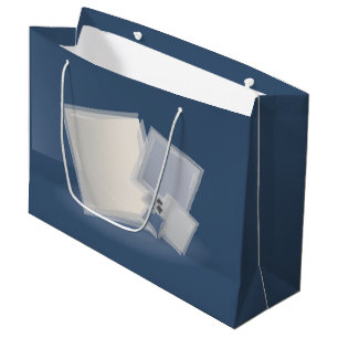 Grand Sac Cadeau Carrés de Fibonacci roulants