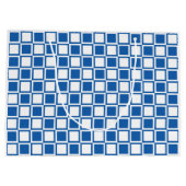 Grand Sac Cadeau Carrés Denim Blue Bold Mod (Dos)