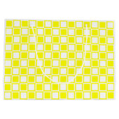 Grand Sac Cadeau Carrés jaunes gras (Dos)