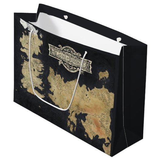 Grand Sac Cadeau Carte de Westeros (Devant Angle)