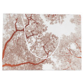 Grand Sac Cadeau Carte des arbres 2 (Dos)