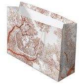 Grand Sac Cadeau Carte des arbres 2 (Devant Angle)