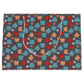 Grand Sac Cadeau Cartoon à papillon multicolore (Devant)