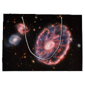 Grand Sac Cadeau Cartwheel Galaxy, James Webb Télescope Spatial (Dos)