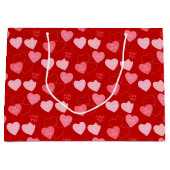 Grand Sac Cadeau Cascade Candy Heart (Devant)