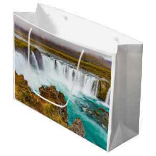 Grand Sac Cadeau Cascade de Godafoss, Islande
