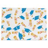 Grand Sac Cadeau Casquette et Motif du diplôme de fin d'études supé (Dos)