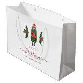 Grand Sac Cadeau Casse-noisette festif Joyeux Noël (Dos Angle)