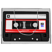GRAND SAC CADEAU CASSETTE DE MUSIQUE AUDIO GRAPHIQUE  (Dos)
