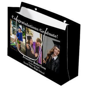 Grand Sac Cadeau Catégorie de 3e année d'études personnalisées Nom