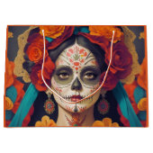 Grand Sac Cadeau Catrina Day Of The Dead 1 (Devant)