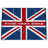 Grand Sac Cadeau Célébration de drapeau d'Union Jack (Devant)