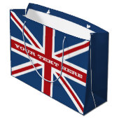 Grand Sac Cadeau Célébration de drapeau d'Union Jack (Dos Angle)