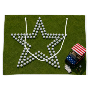 Grand Sac Cadeau Célébration du 14 juillet pour golfeur