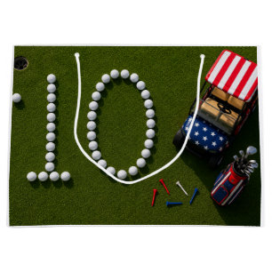 Grand Sac Cadeau Célébration du 14 juillet pour golfeur