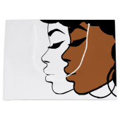 Grand Sac Cadeau Célébrer la noirceur (Devant)