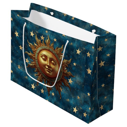 Grand Sac Cadeau Celestial Sun (Devant Angle)