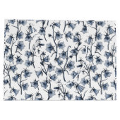 Grand Sac Cadeau Cellules bleues, Cloches, Bellflowers (Dos)