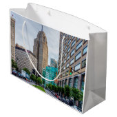 Grand Sac Cadeau Centre-ville de Detroit (Dos Angle)